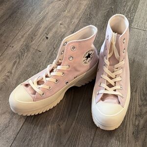 Converse Women's Light Pink High-Top Sneakers